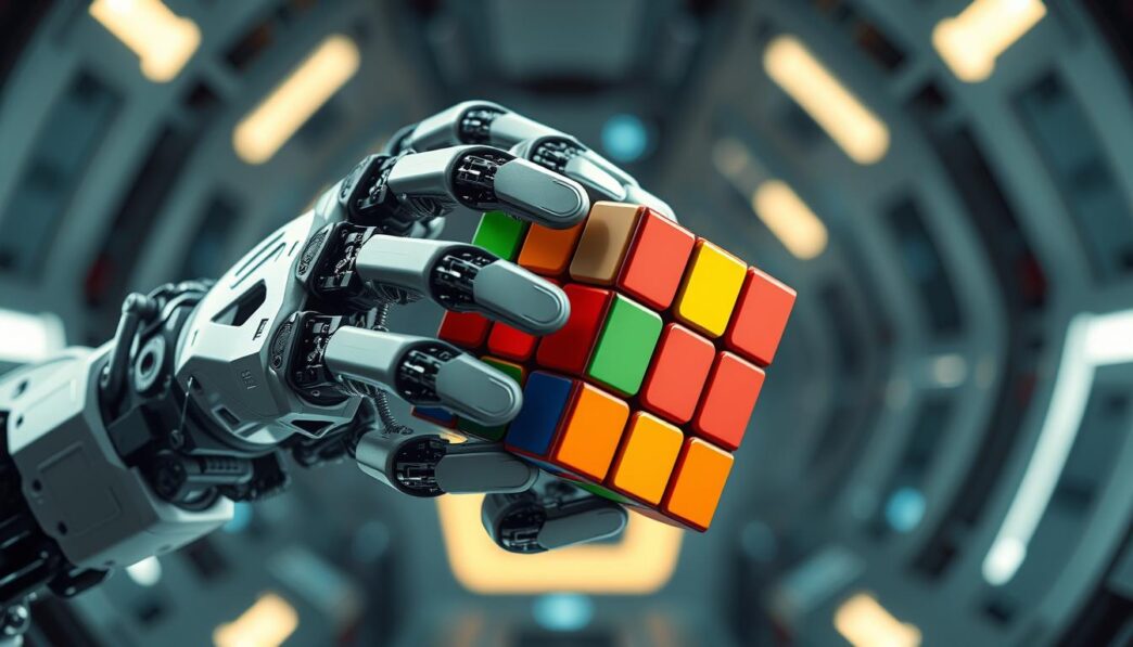 Solving Rubik’s Cube with a robot hand