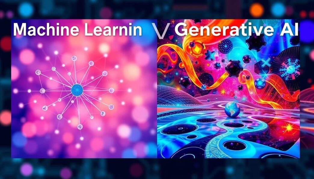 what is difference between machine learning and generative ai